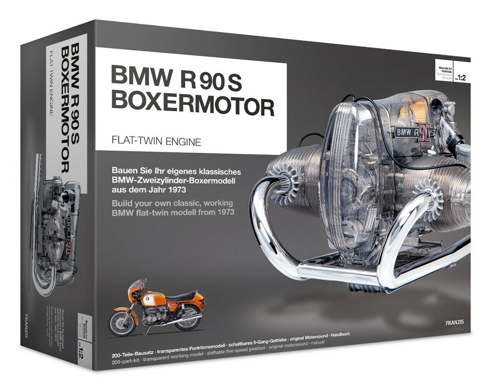 Комплект двигателя BMW R90S в масштабе 1:2