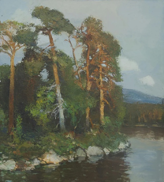 Данил Александрович Даниловский работает в жанре традиционной пейзажной живописи
