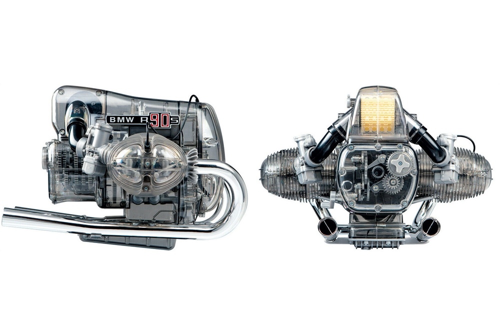 Комплект двигателя BMW R90S в масштабе 1:2