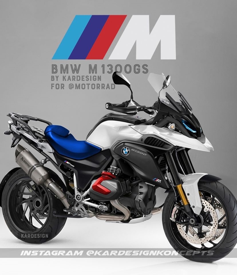 Предположительный дизайн мотоцикла BMW M Performance