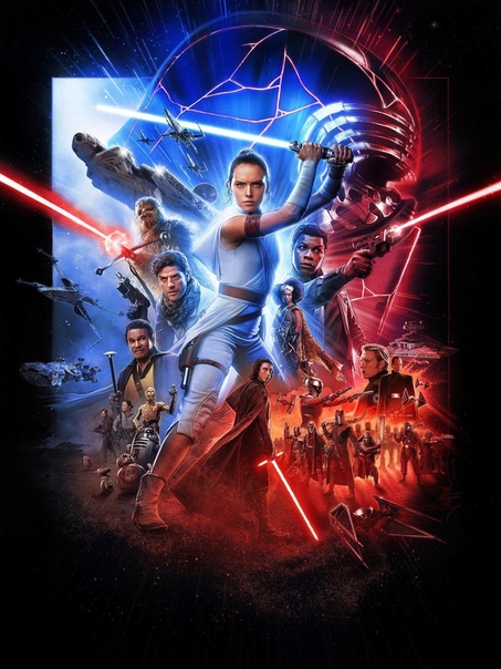 Постер финального эпизода «Звездных войн» в HD и без надписей