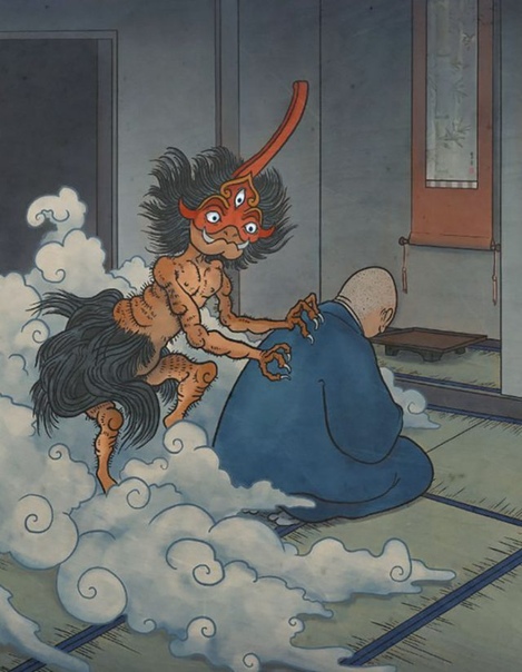 Иллюстрации с монстрами из японского фольклора. Япония имеет довольно богатый фольклор, и мифологические персонажи играют в ней очень большую роль. Даже сегодня рассказы об этих существах очень