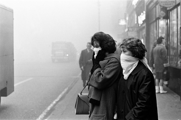 Великий смог, превративший Лондон в эталон нуара. 5 декабря 1952 года Лондон накрыл туман, который принес с собой сильные морозы. Люди вовсю топили печи углем, из-за чего из труб над домами и