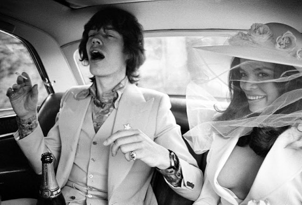 Свадебные фотографии Мика и Бьянки Джаггер. 1971 год