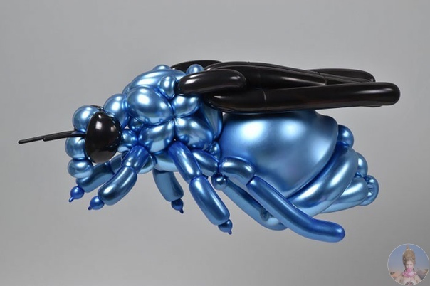 10 невероятно детализированных скульптур из воздушных шаров японского художника Масаёши Мацумото (Masayoshi Matsumoto Произведения Масаёши Мацумото захватывают с первого взгляда, даже на фото