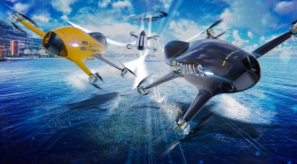 В 2020 году начнутся первые гонки пилотируемых октокоптеров Airspeeder