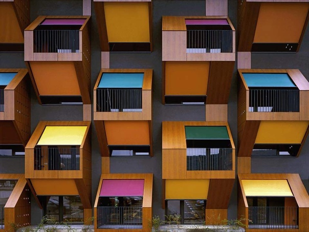 Архитекторы OFIS Arhiteti (Любляна, Словения) на площади в 5452 кв. м создали невероятное социальное жилье, не уступающее по своей функциональности дорогим апартаментам. Проект является