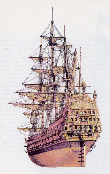 ФРАНЦУЗСКИЙ КОРАБЛЬ «СОЛЕЙ РОАЯЛЬ» - СИМВОЛ СВОЕГО МОНАРХА Для начала надо сказать, что кораблей с таким названием существовало целых три! Первый был построен в 1669 году, второй в 1692 году и