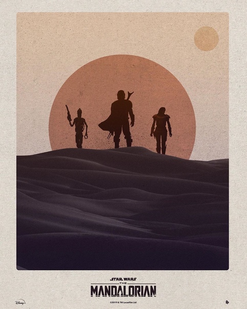 Официальный арт-постер первого сезона сериала «Мандалорец»