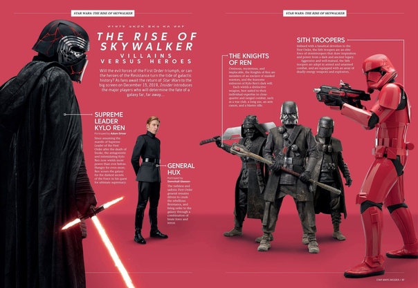 Персонажи девятого эпизода «Звездных войн» на страницах журнала Star Wars Insider