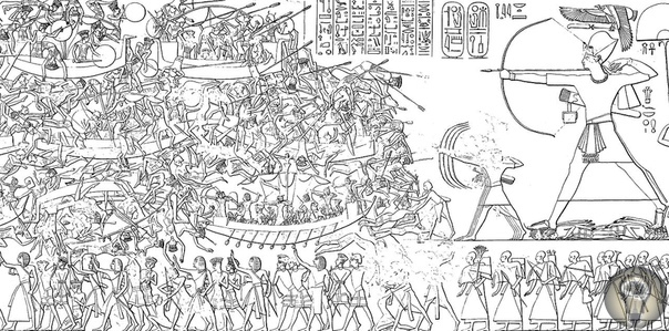 Рамсес III последний великий правитель Древнего Египта Египет в период Нового Царства вел войны в Леванте, поэтому неудивительно, что фараоны этого времени прославились военными победами.