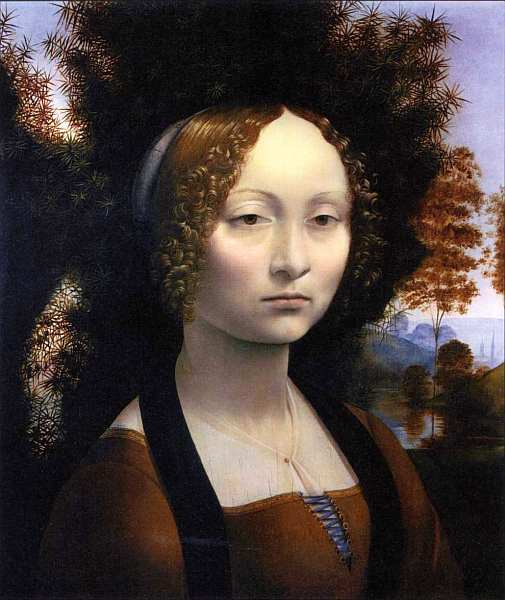 « одного шедевра». «Портрет Джиневры де Бенчи», Леонардо да Винчи 