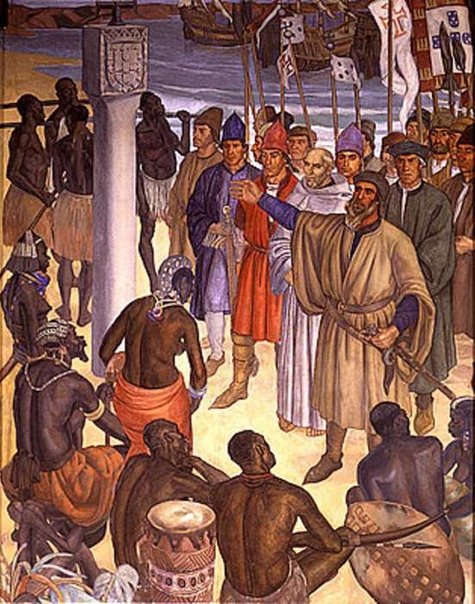 ДИОГО КАН И ОТКРЫТИЕ ПОБЕРЕЖЬЯ ЮЖНОЙ АФРИКИ 12 декабря 1481 года король Жуан II послал к Золотому Берегу флотилию под начальством Диого ДАсамбужа, чтобы основать там колонию. ДАсамбуж построил
